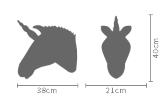 Head Pink Unicorn Julia