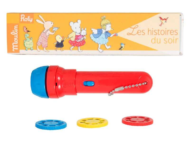 Display box of 10 asstd Storybook Torches The Big Family - Moulin Roty