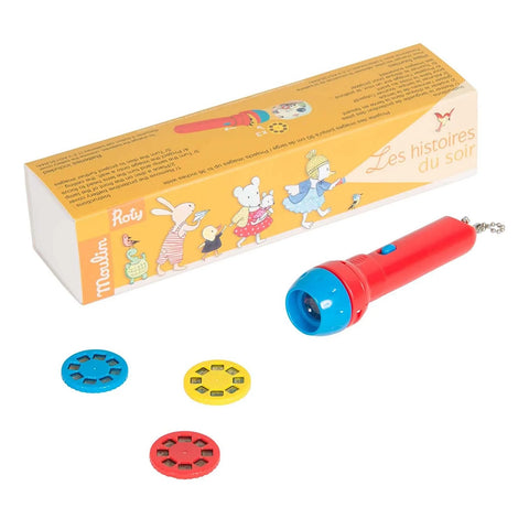 Display box of 10 asstd Storybook Torches The Big Family - Moulin Roty