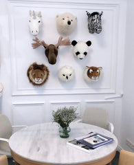 Head Bear White Basile