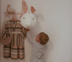 Head Rabbit White Alice