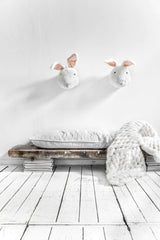 Head Rabbit White Alice