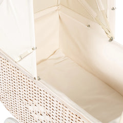 Doll Pram - Retro Rattan Cream