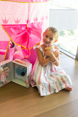 Suitcase - Ballerina Mouse & Tutus In Wardrobe - Doll - Moulin Roty