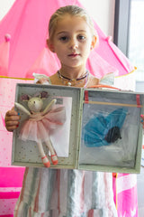 Suitcase - Ballerina Mouse & Tutus In Wardrobe - Doll - Moulin Roty