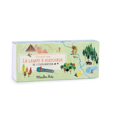 Display Box With 6 Storybook Torches Explorer Theme - Moulin Roty